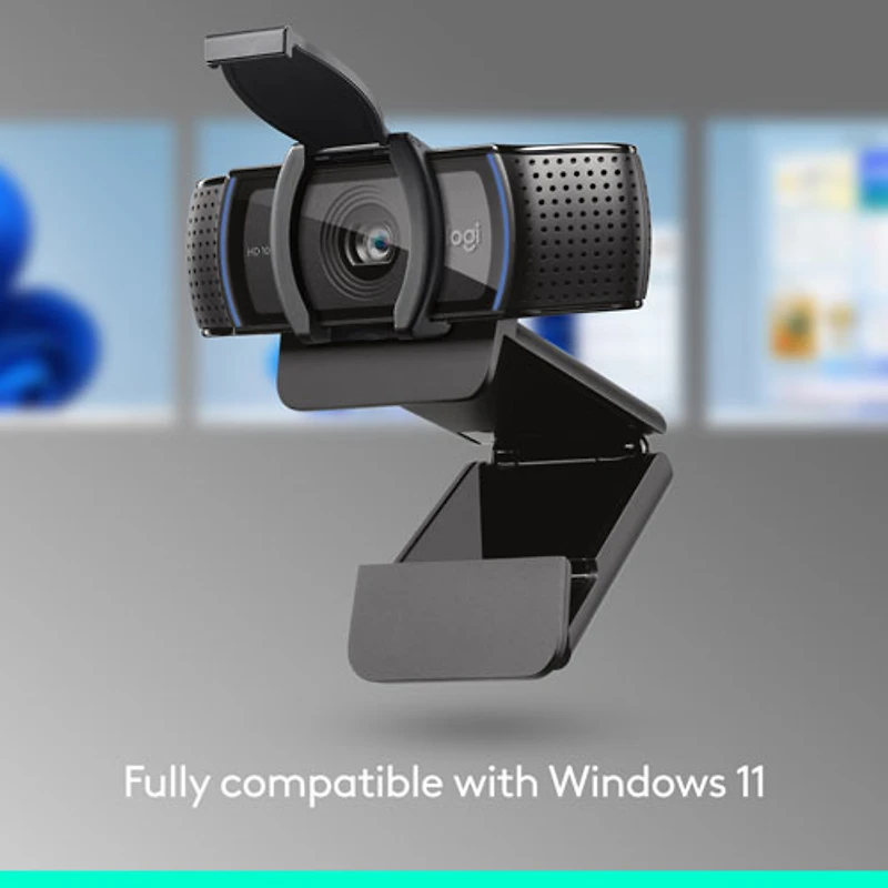 Caméra Web de jeu et de diffusion continue HD 1080p 30 ips C920S Pro de Logitech