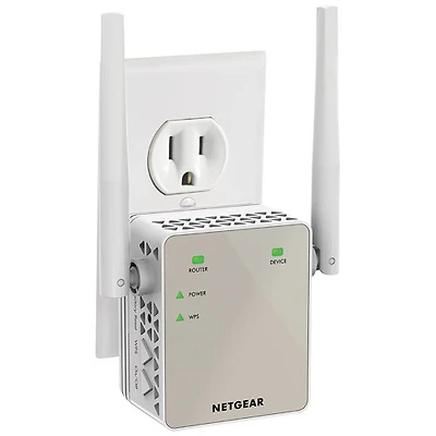 Prolongateur de portée Wi-Fi 5 AC1200 Essentials Edition de NETGEAR (EX6120-100CNS)