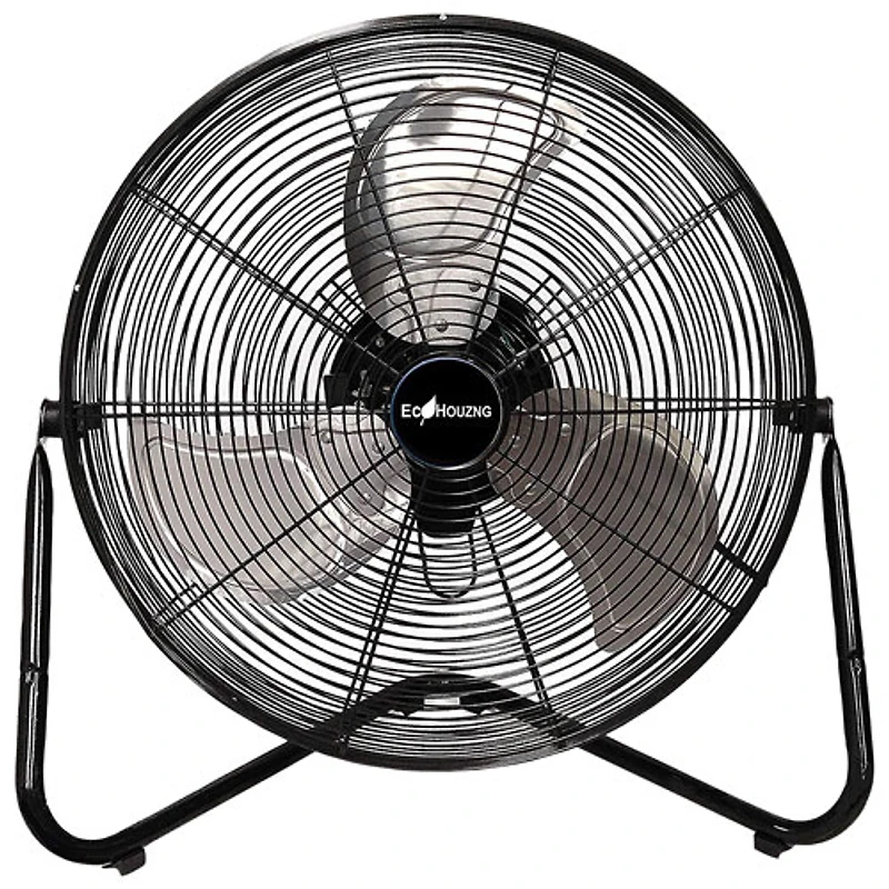 Ventilateur de plancher haute vitesse d'Ecohouzng - 20 po - Noir