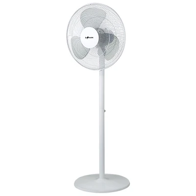 Ventilateur sur pied oscillant 2-en-1 d'Ecohouzng - 16 po - Blanc