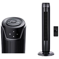 Ecohouzng Digital Oscillating Tower Fan - 36" - Black