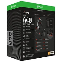 ASTRO Gaming A40 TR Gaming Headset + MixAmp M80 for Xbox One - Black