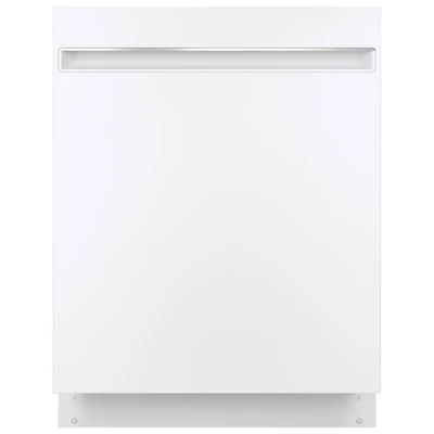 Lave-vaisselle encastrable 24 po 51 dB avec cuve en acier inoxydable de GE (GDT225SGLWW) - Blanc