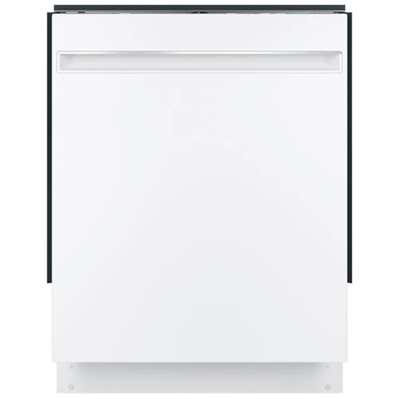 Lave-vaisselle encastrable 24 po 51 dB avec cuve en acier inoxydable de GE (GDT225SGLWW) - Blanc