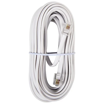 RCA 25 ft. Modular Phone Cord (CTP226R) - White