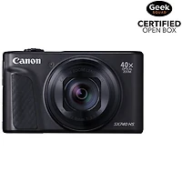 Open Box - Canon PowerShot SX740 HS Wi-Fi 20.3MP 40x Optical Zoom Digital Camera - Black