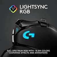 Logitech G502 LIGHTSPEED 25600 DPI Wireless Optical Gaming Mouse - Black