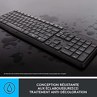 Ensemble avec clavier et souris optique sans fil MK235 de Logitech