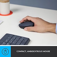 Ensemble avec clavier et souris optique sans fil MK235 de Logitech