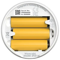 Moniteur de qualité de l'air intérieur Wave Mini d'Airthings avec indicateur de risque de moisissure