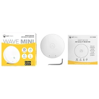 Moniteur de qualité de l'air intérieur Wave Mini d'Airthings avec indicateur de risque de moisissure