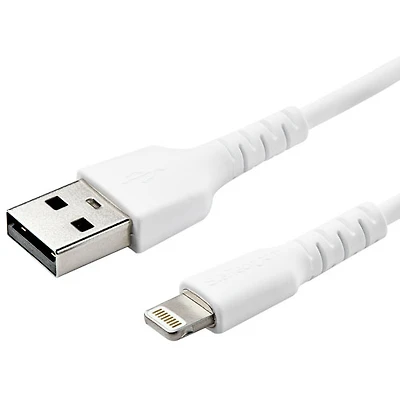 StarTech 1m (3.3 ft.) USB-A to Lightning Cable (RUSBLTMM1M) - White