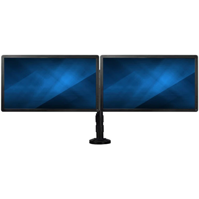 Support de bureau à deux bras pour moniteurs de 27 po de StarTech - Noir