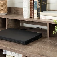 Bureau Versa avec armoire - Chêne vieilli