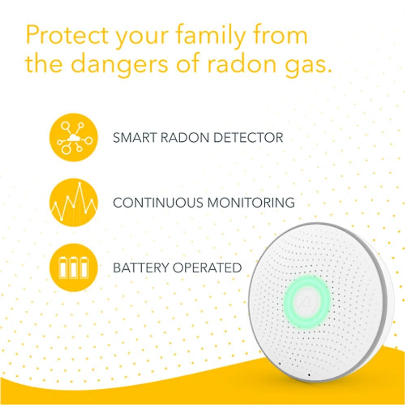 Airthings Wave 2 Wireless Radon Gas Detector