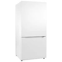 Insignia 30" 18.6 Cu. Ft. Bottom Freezer Refrigerator (NS-RBM18WH0-C) - White - Only at Best Buy