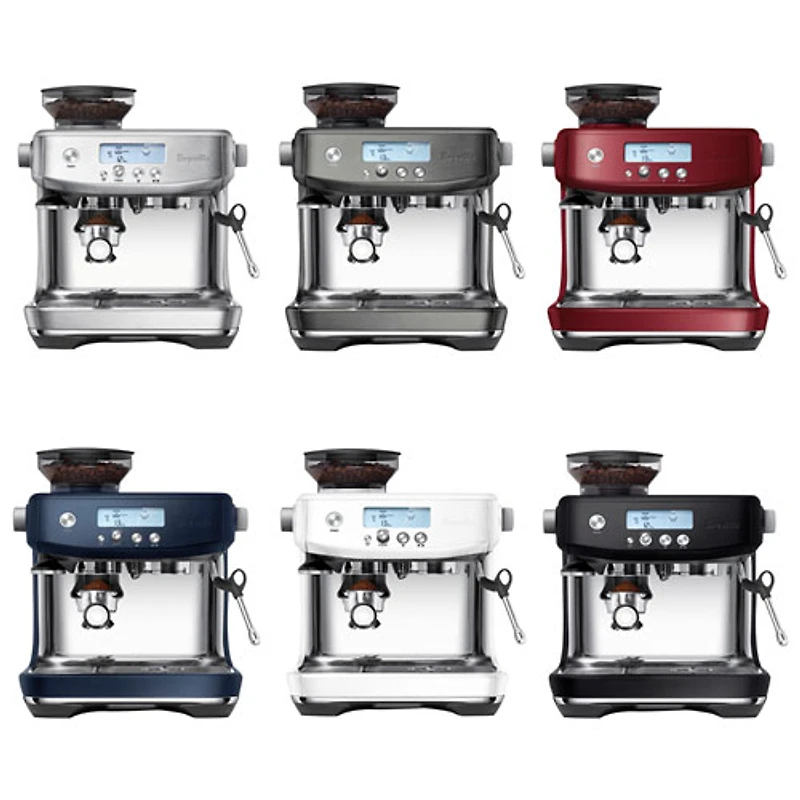 Breville Barista Pro Espresso Machine with Frother & Coffee Grinder - Brushed Stainless Steel