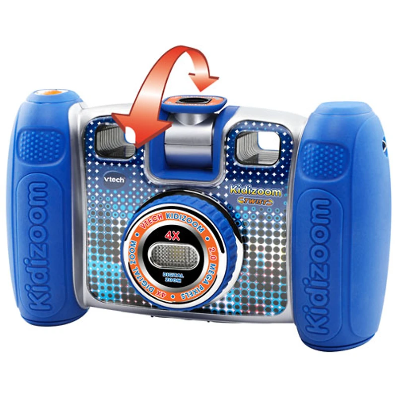 VTech Kidizoom Twist 2MP 4x Optical Zoom Digital Camera - Blue
