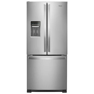 Réfrigérateur à deux portes 30 po de Whirlpool (WRF560SEHZ) - Acier inoxydable - BO - Endommagé