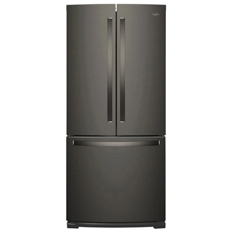 Whirlpool 30" 19.7 CuFt French Door Refrigerator (WRF560SFHV)-Black - Open Box - Perfect Condition