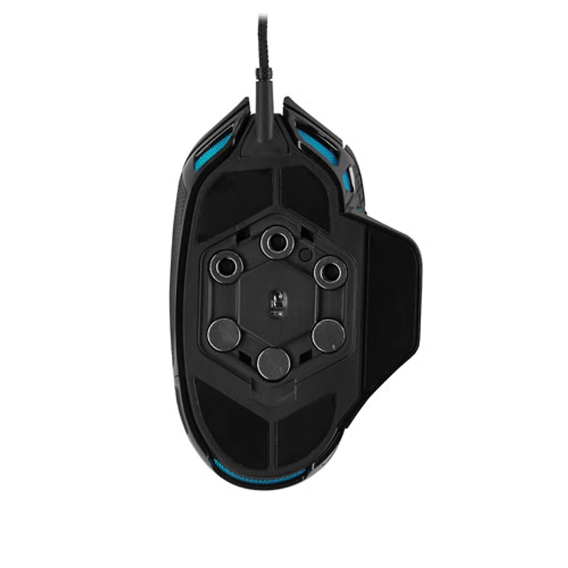 Souris de jeu optique RVB de 18 000 ppp Nightsword de Corsair - Noir