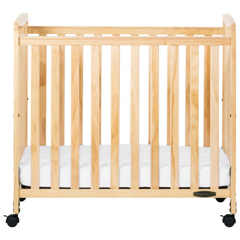 Lit de bébé portatif en bois massif Bristol de Child Craft - Naturel