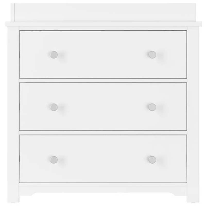 Harmony 3-Drawer Dresser - Matte White