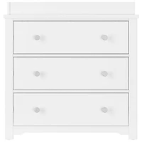 Harmony 3-Drawer Dresser - Matte White