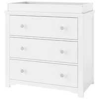 Harmony 3-Drawer Dresser - Matte White