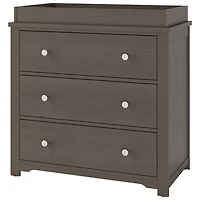 Commode 3 tiroirs Harmony - Gris chic