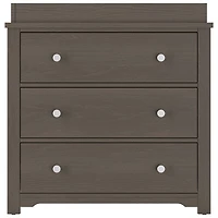 Commode 3 tiroirs Harmony - Gris chic