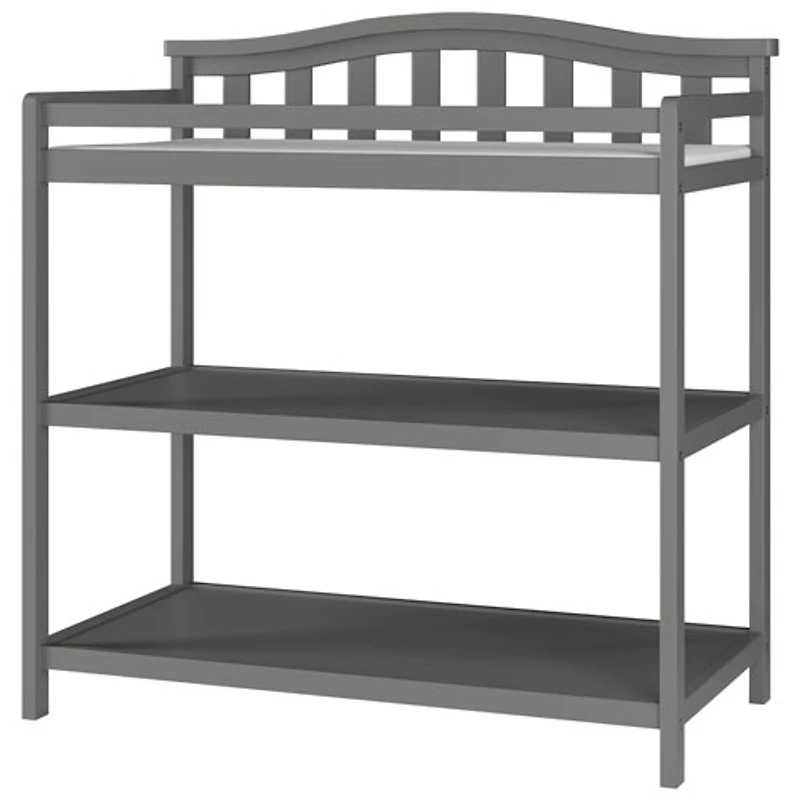 Camden 2-Shelf Changing Table - Cool Grey