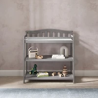Camden 2-Shelf Changing Table - Cool Grey