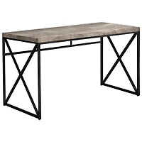 Bureau d'ordinateur de Monarch - Taupe