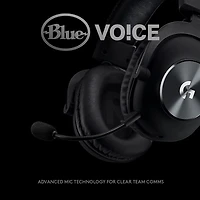 Casque de jeu avec microphone Pro X de Logitech G - Noir
