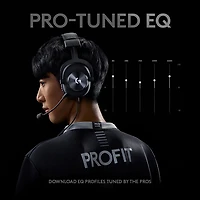 Casque de jeu avec microphone Pro X de Logitech G - Noir