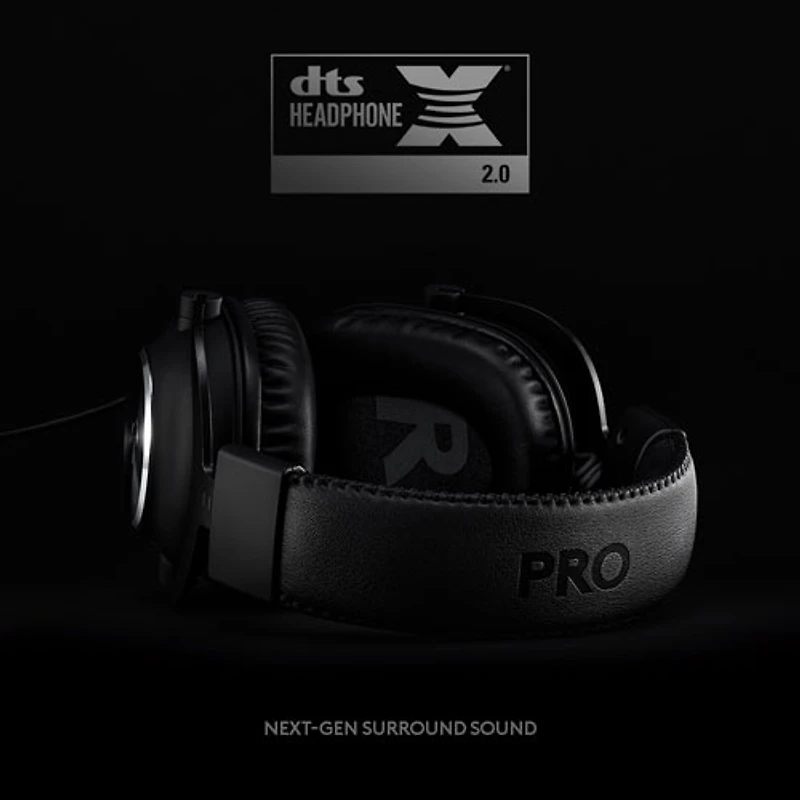 Casque de jeu avec microphone Pro X de Logitech G - Noir
