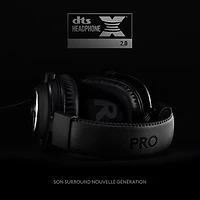 Casque de jeu avec microphone Pro X de Logitech G - Noir