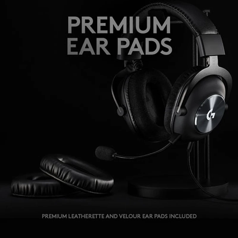 Casque de jeu avec microphone Pro X de Logitech G - Noir