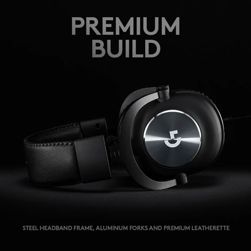 Casque de jeu avec microphone Pro X de Logitech G - Noir