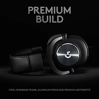 Casque de jeu avec microphone Pro X de Logitech G - Noir
