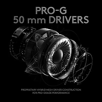 Casque de jeu avec microphone Pro X de Logitech G - Noir