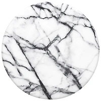 Prise extensible à support universel de PopSockets pour téléphone cellulaire - Blanc marbré colombe