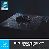 Souris de jeu optique sans fil de 25600 ppp G903 HERO de Logitech - Noir