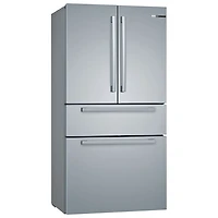 Réfrigérateur à 4 portes et à profondeur de comptoir 21 pi³ 36 po de Bosch (B36CL80SNS) - Inox