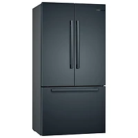 Réfrigérateur deux portes/profondeur comptoir 21 pi³ 36 po de Bosch (B36CT80SNB) - Inox noir