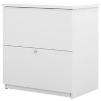 Classeur latéral à 2 tiroirs standard de Bestar - Blanc