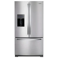 Réfrigérateur à deux portes de 36 po Whirlpool (WRF757SDHZ) - Inox - Boîte ouverte - Parfait état
