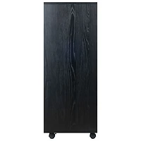 Halifax 41" 5-Drawer Composite Wood Cabinet - Black