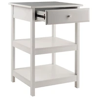 Bureau d'ordinateur Delta avec classeur et table pour imprimante